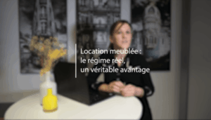 régime réel location meublée