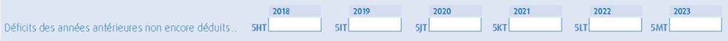 report déficit location meublée déclaration revenus 2042 c Pro