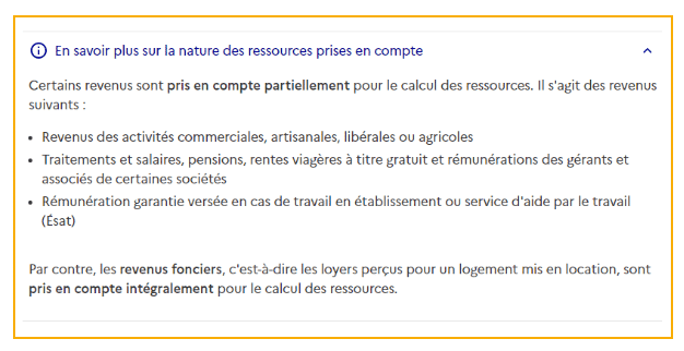 location immobili&egrave;re AAH cumul