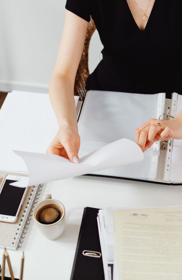 dossier administratif cafe bureau