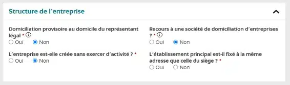 structure entreprise sci inpi